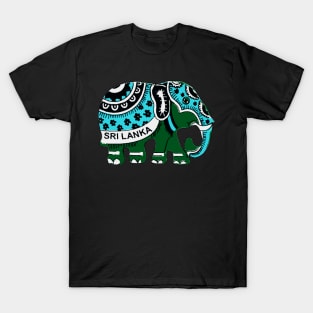 Sri Lanka Elephant Decal T-Shirt